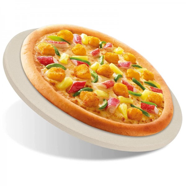 Comprar Juego de pizza con bandeja para horno, 2 tablas redondas